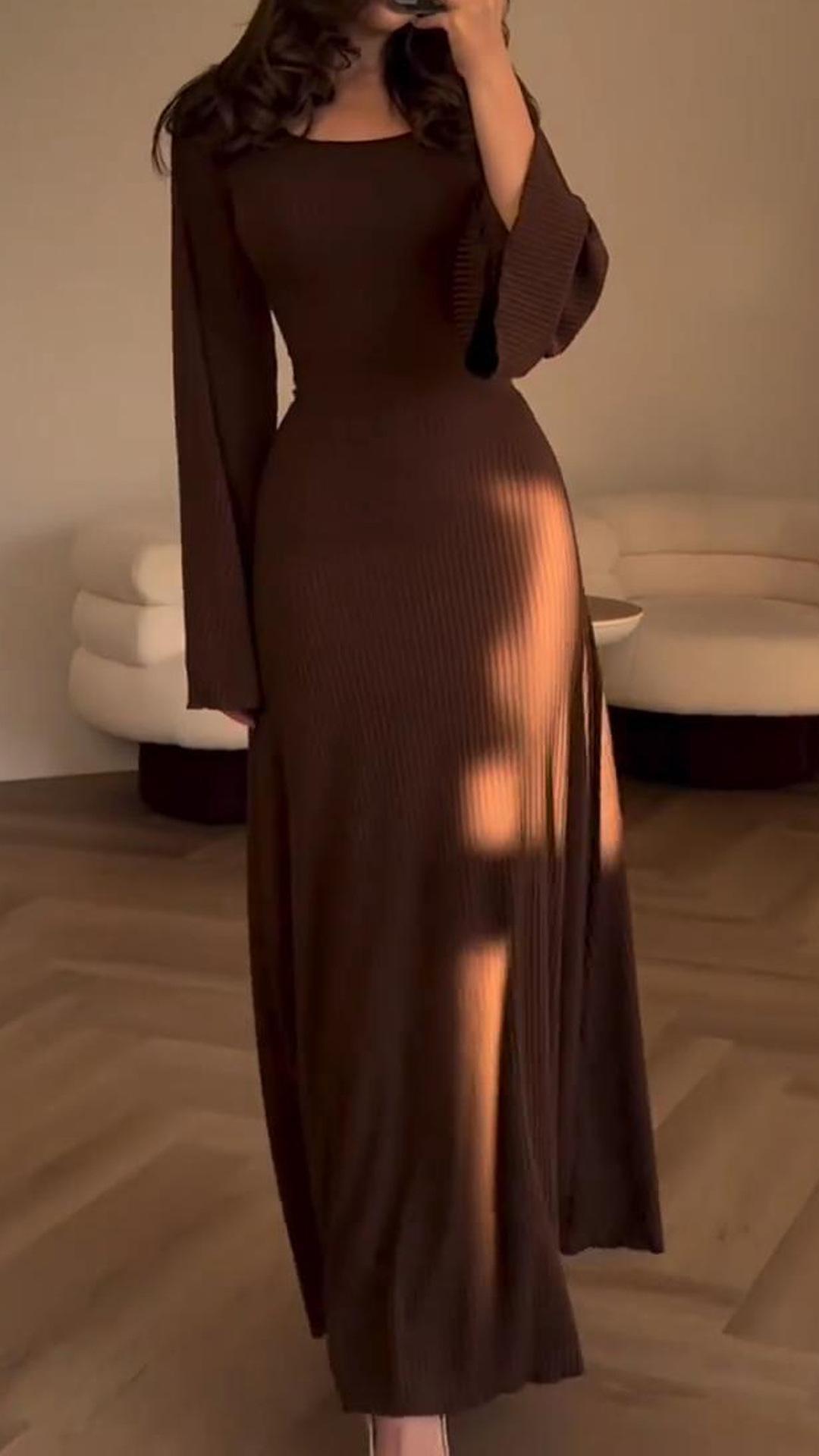 Serenity Knit Tie-Waist Dress