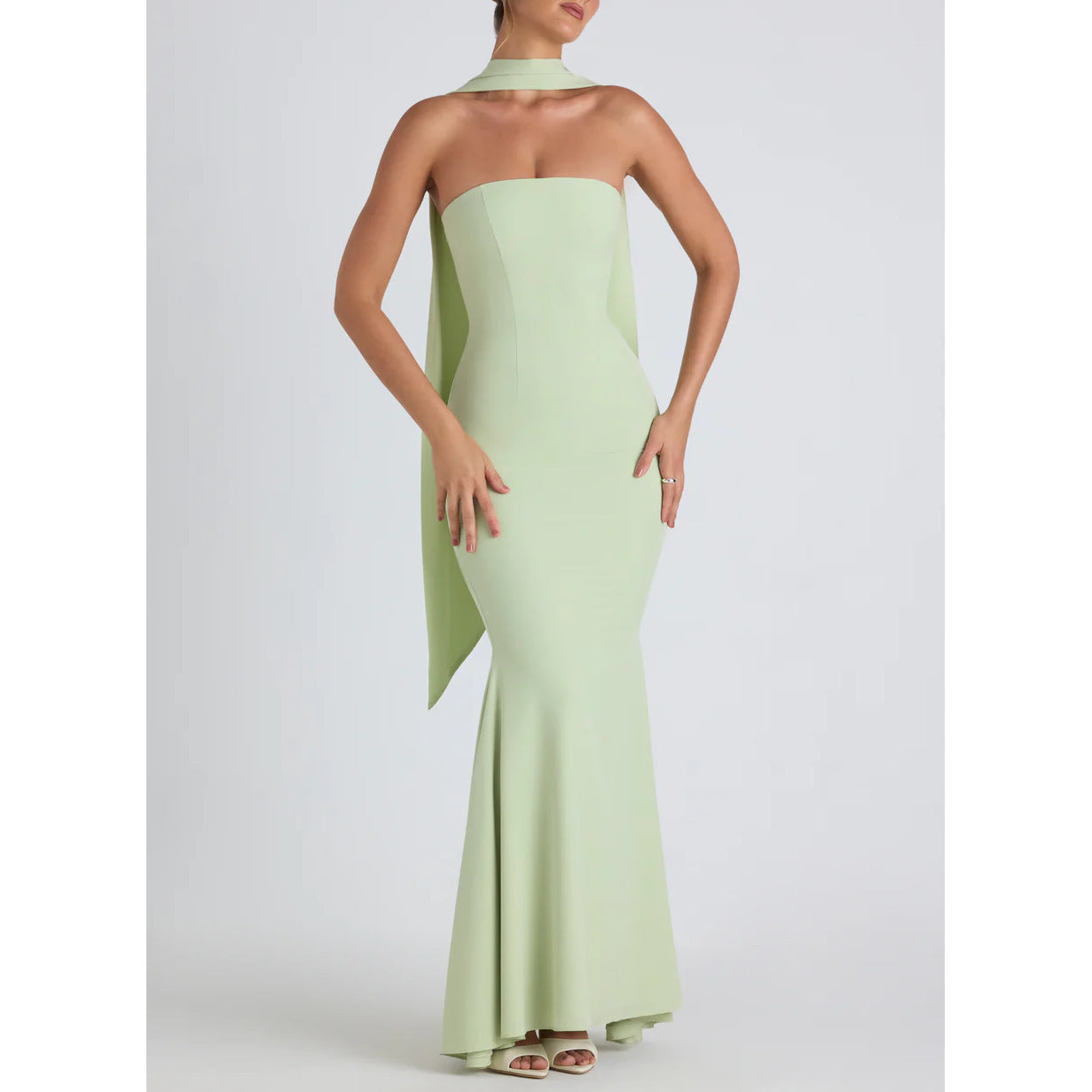 Elegant Tulle A-Line Dress Flowing Charm