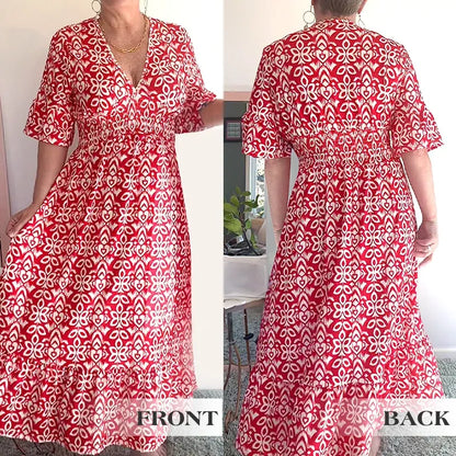 Selene Bohemian Midi Dress