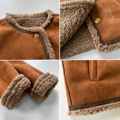 Serene™ Luxe – Shearling Buttoned Coat