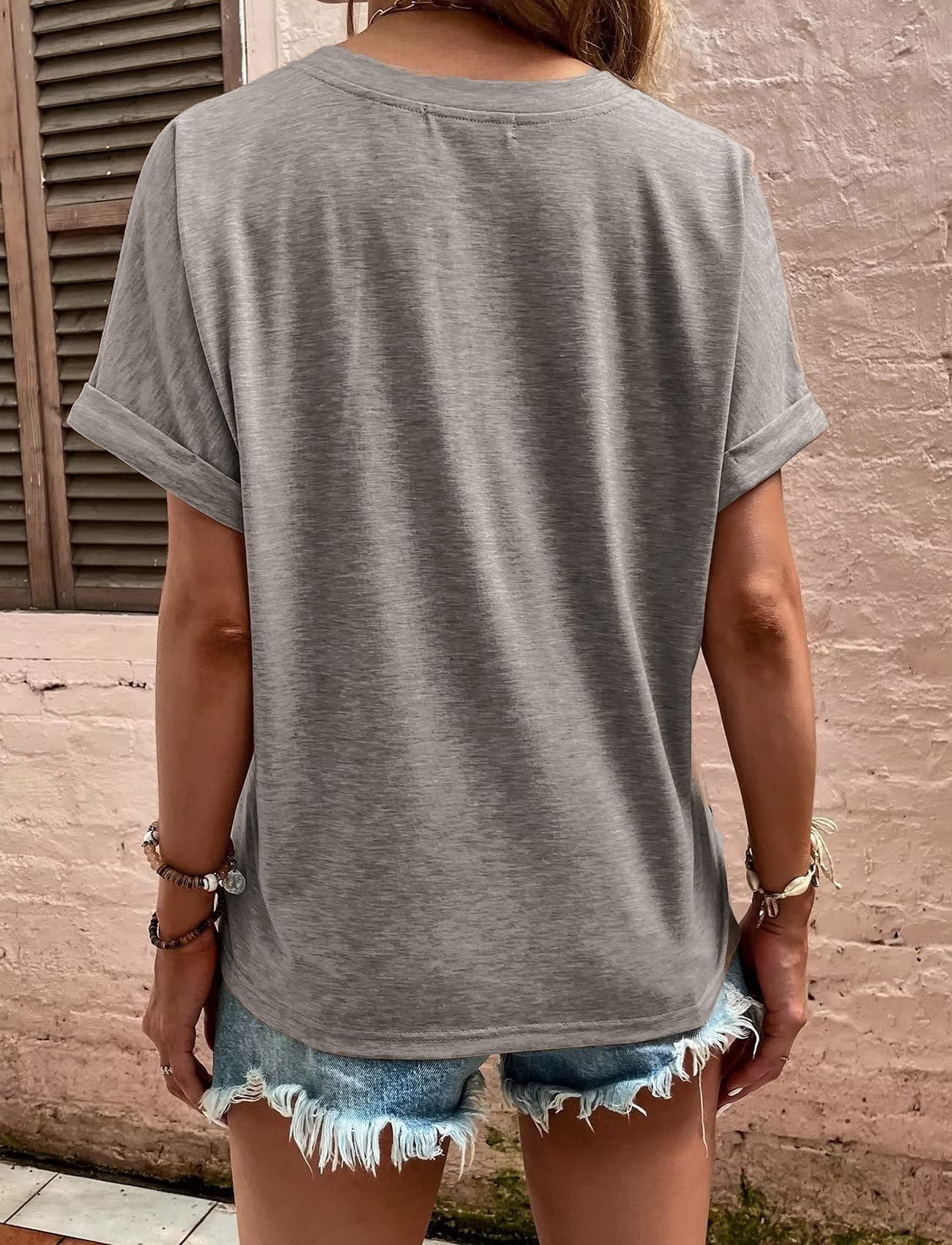 Sunset Staple™ Solid Button Tee