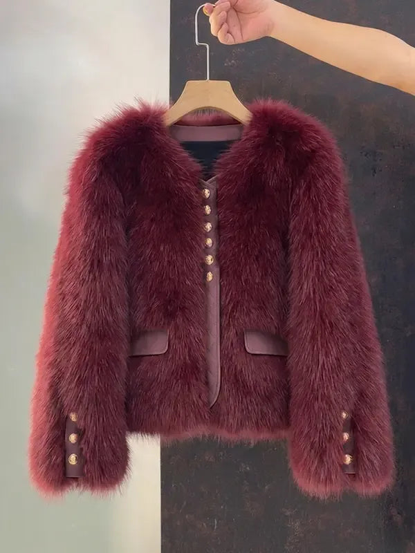Aurelia Luxe Faux Fur Jacket