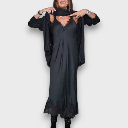 Wandara – Elegant Two-Piece Sweater Dress Set